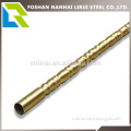 Golden round bamboo shape stainless steel pipe for decoration